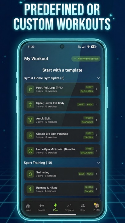 Personal Trainer template builder