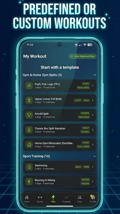 Personal Trainer template builder