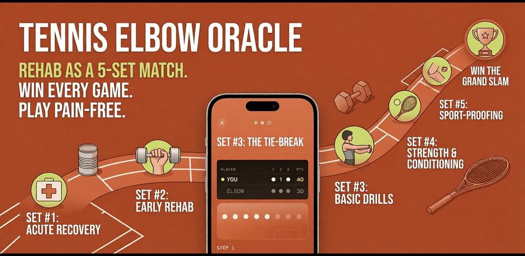 Tennis Elbow Oracle feature graphic